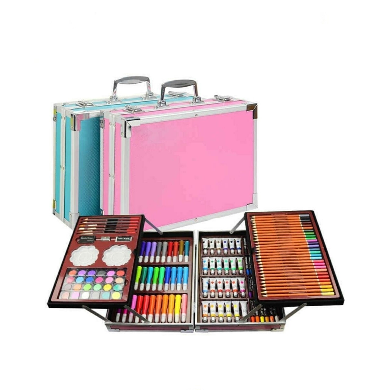 Художественный набор чемоданчик для рисования 145 предметов