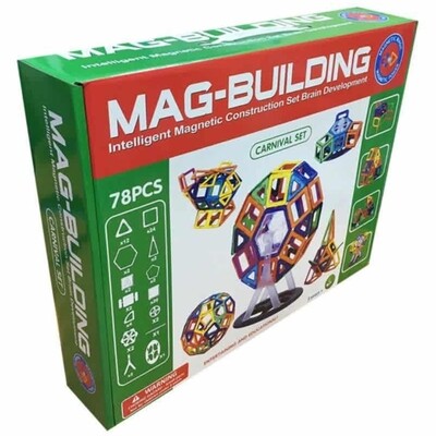 Магнитный конструктор Mag-building 78 предметов