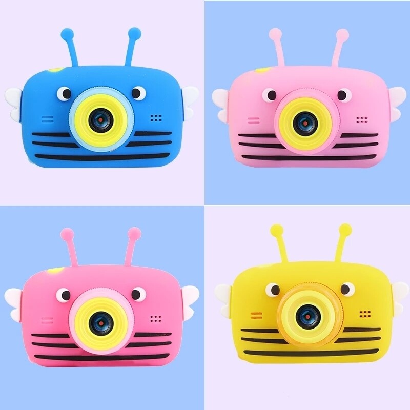 Детский цифровой фотоаппарат мини камера "Пчелка - Bee" Children's Fun Camera 