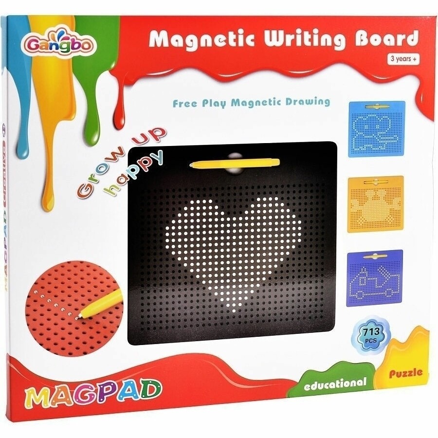 Магнитный планшет, магнитная доска - Магпад, "Magpad - Magnetic Writing Board" 713 шариков