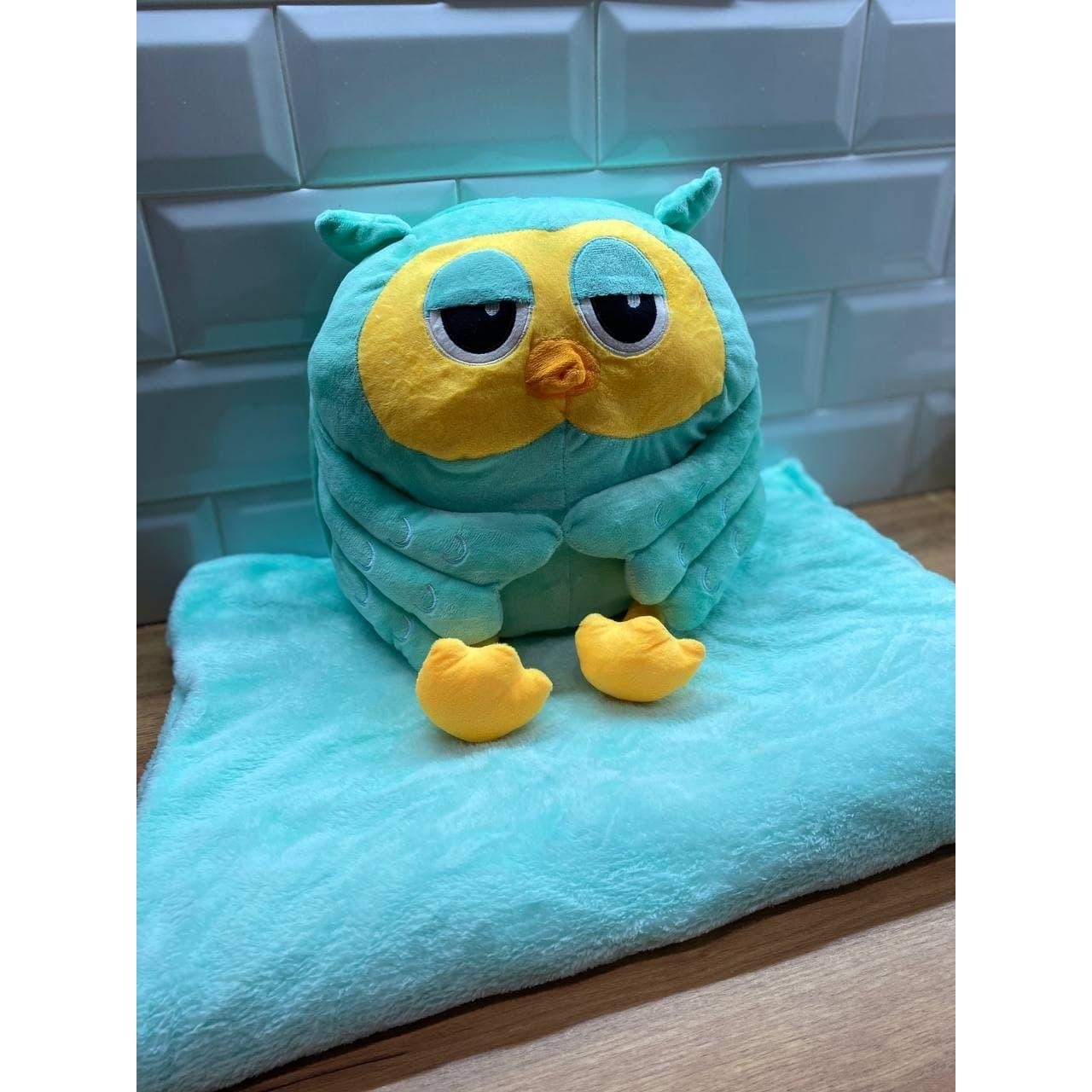 Купить Мягкую Игрушку Сову С Пледом
