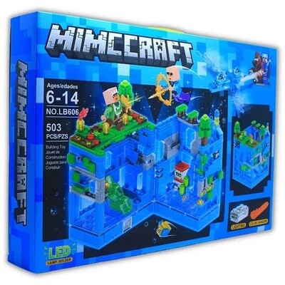 Конструктор Майнкрафт, Minecraft NO.LB606 Битва за голубую крепость 503 деталей