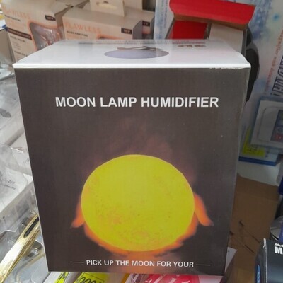 Увлажнитель воздуха, Аромадиффузор + Светильник, Ночник Луна 3D "Moon Lamp Humidifier" 880мл / D-15см