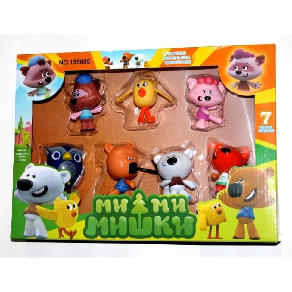 Набор игрушек МиМиМишки герои мультсериала, милый медвежонок "МиМиМишки NO.155605"