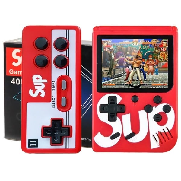 Игровая консоль, портативная приставка Sup Game box Plus + Gamepad (400in1) 8bit с джойстиком