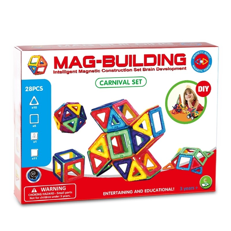 Магнитный конструктор Mag-building 28 предметов