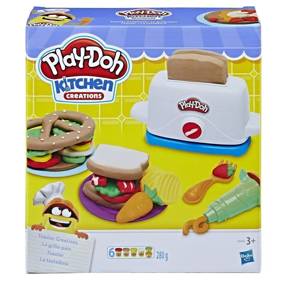 Игровой набор для лепки, набор пластилина Play-Doh, Плей До "Тостер"