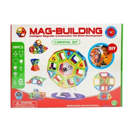 Магнитный конструктор Mag-building 59 предметов