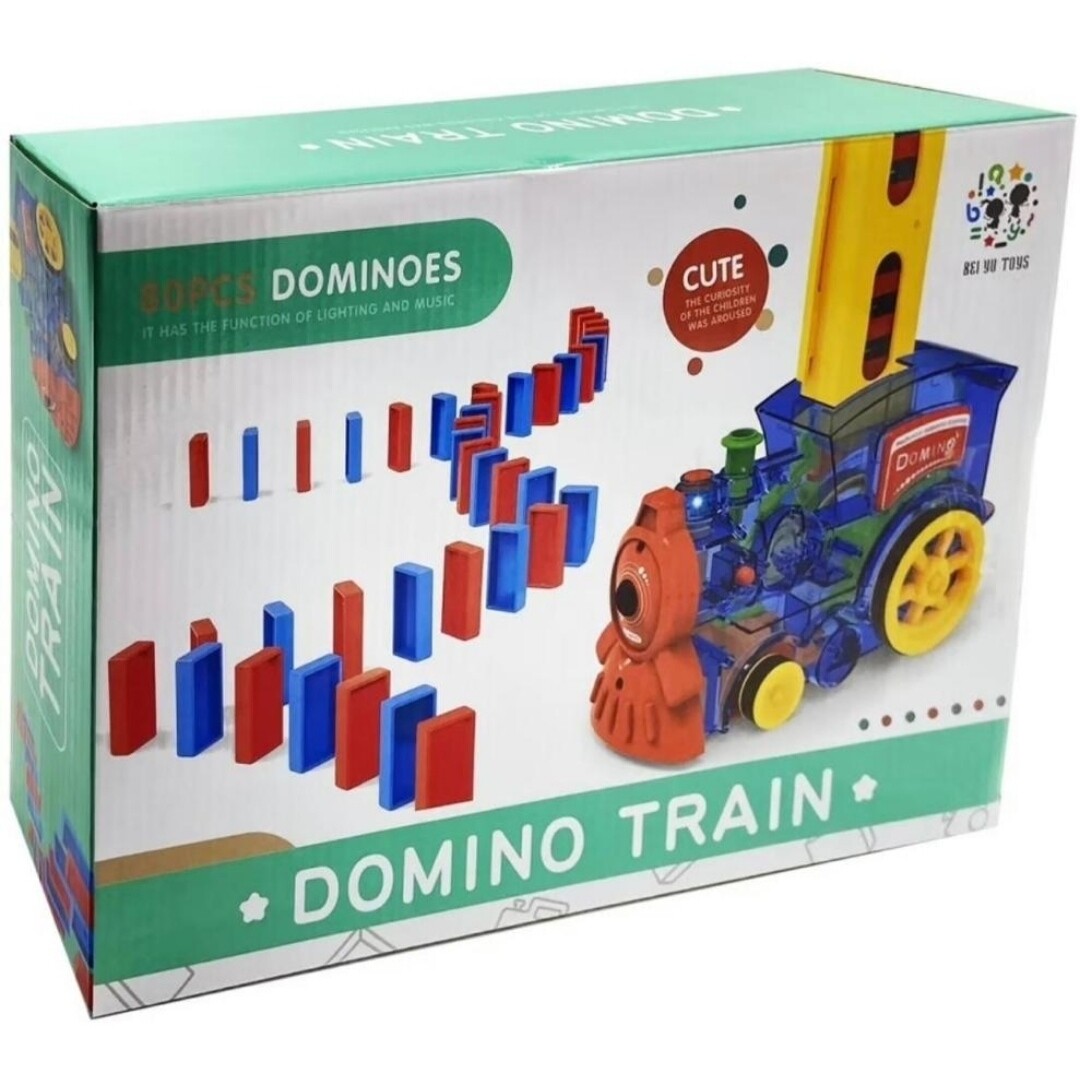Машинка - Паровозик Домино со звуковыми эффектами "Domino Train"
