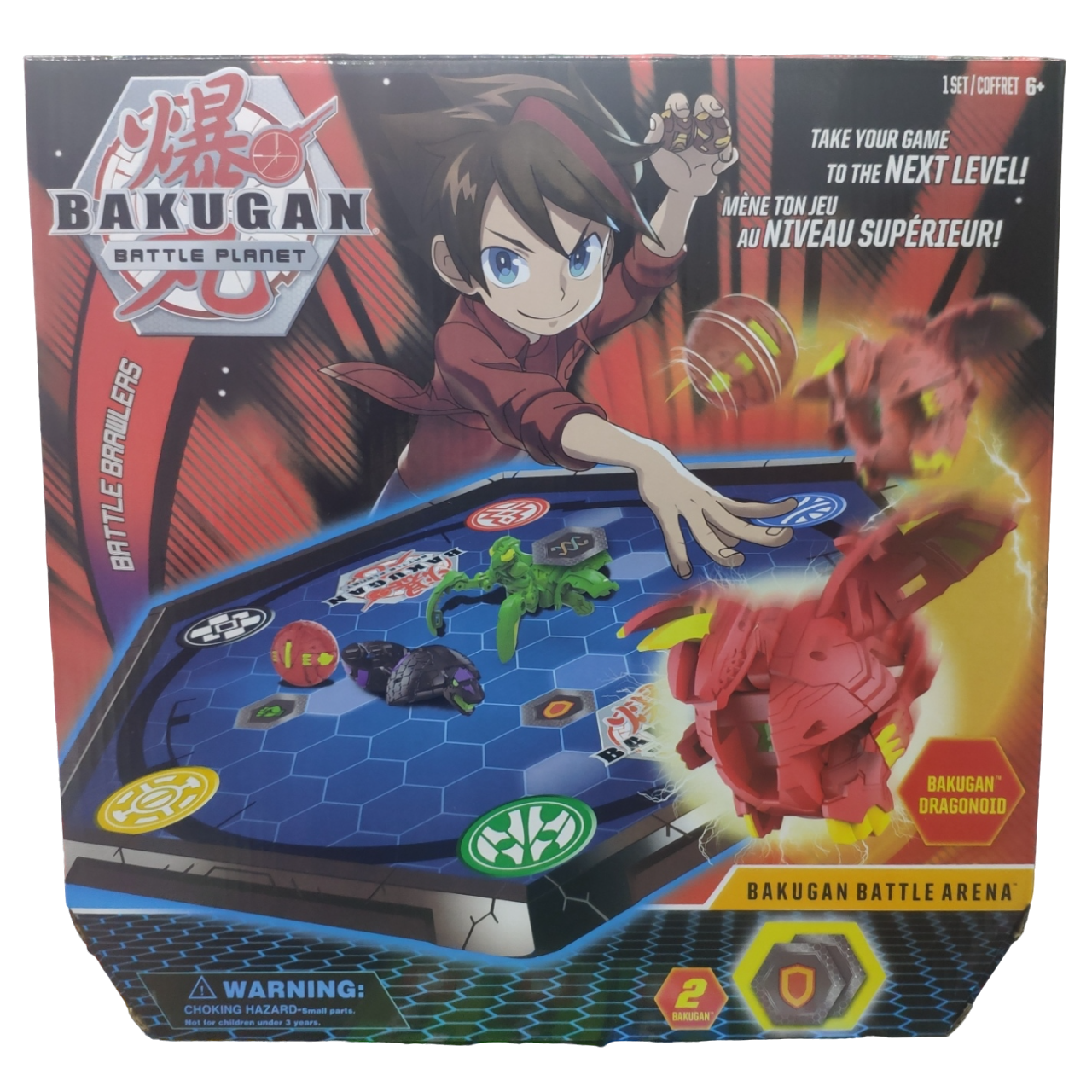Игровой набор с ареной &quot;BAKUGAN Battle Planet, Bakugan Dragonoid&quot; Бакуган Арена с двумя фигурками