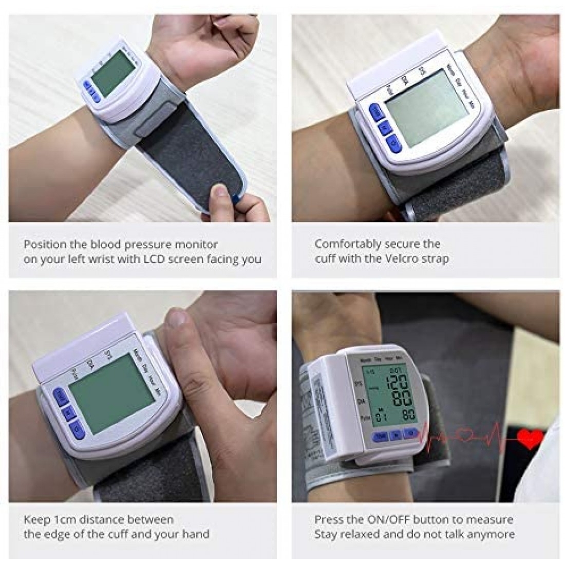Измерение артериального давления тонометром на запястье. Тонометр CK-102s. Автоматический тонометр на запястье цифровой универсальный CK-102s. Тонометр цифровой Blood Pressure Monitor. Blood Pressure Monitor CK-102s.