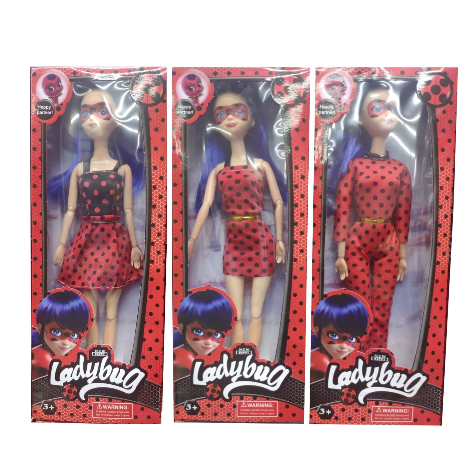 Кукла ЛедиБаг, в вечерном платье "New Happy Ladybug" 30см