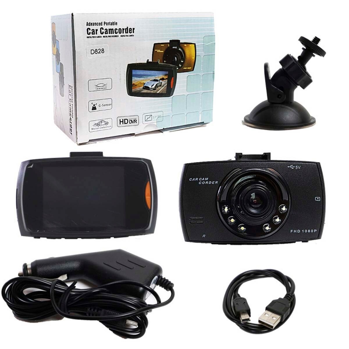 Автомобильный видеорегистратор 1080p Full HD "Advanced Portable - CAR CAMCORDER D828"
