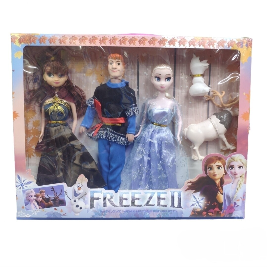 Набор кукла Холодное сердце "Freeze II - Frozen 2 / YXB03A" 5шт героев