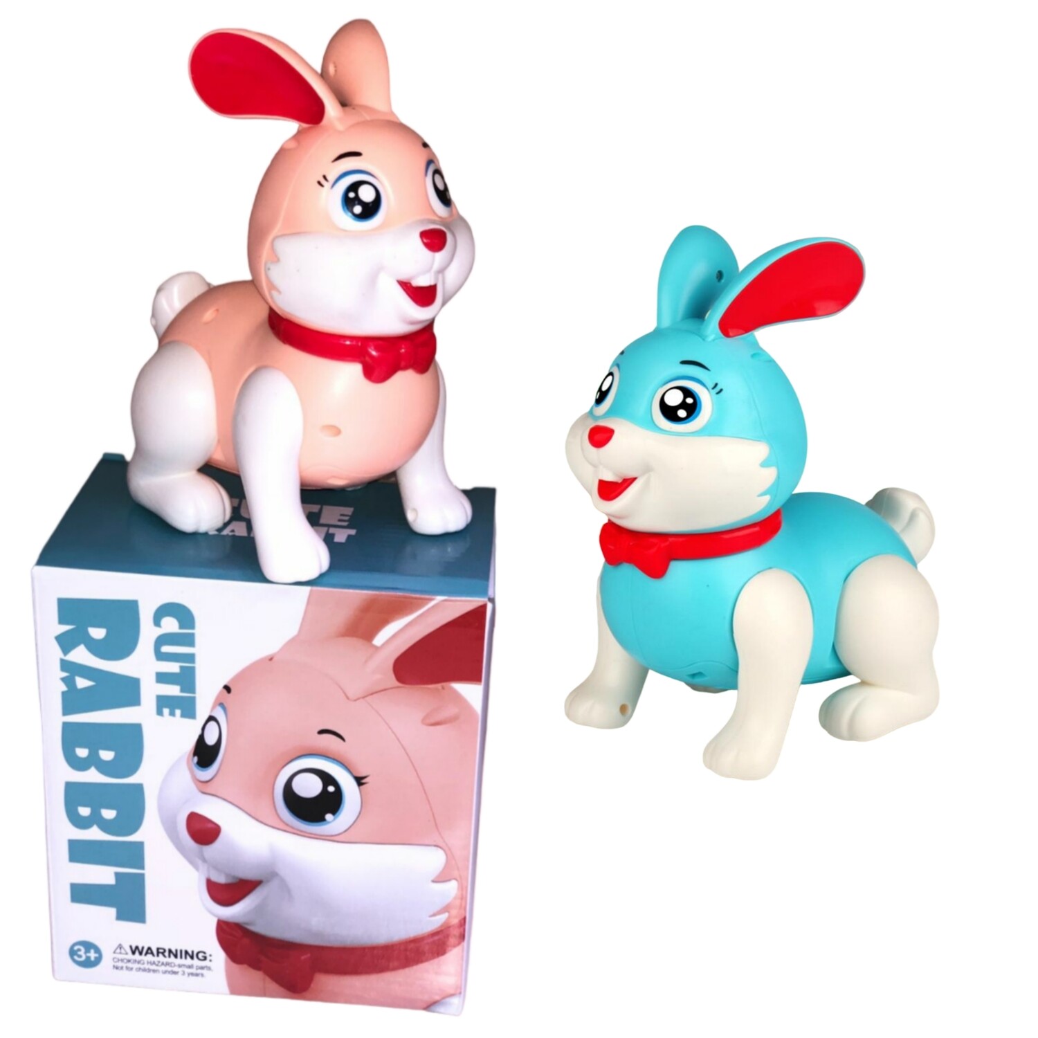 Интерактивная игрушка "прыгающий Кролик" с подсветкой и музыкальными эффектами "CUTE RABBIT"