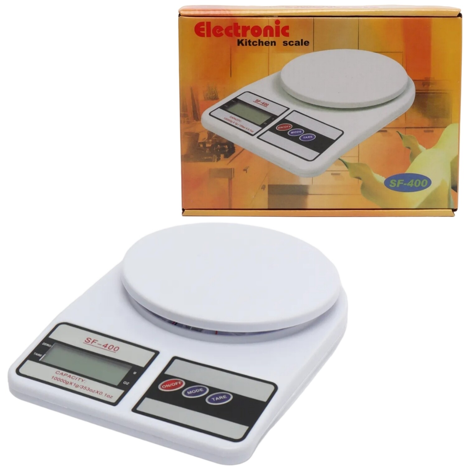 Электронные кухонные весы для взвешивания продуктов "Electronic Kitchen scale SF-400" до 7кг