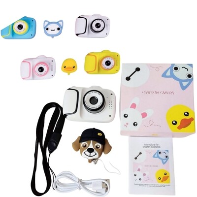 Детский цифровой фотоаппарат, мини камера, "Собака, Кошка, Утка, Зайка / CARTOON CAMERA" 20Mп