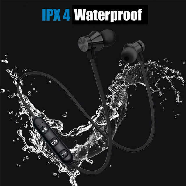 Magnetic Bluetooth 4.2 Earphones sports running Wireless neckband headset headphone