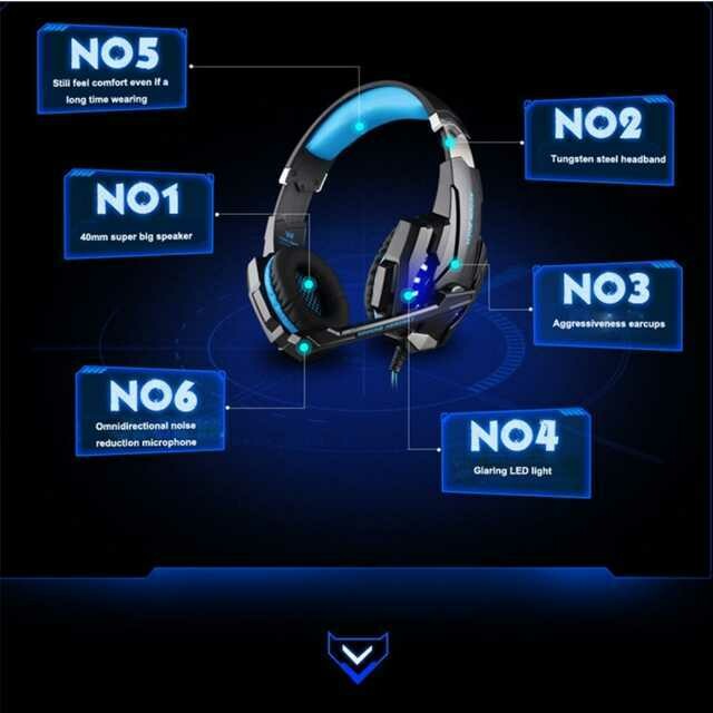 Hot selling gamer headphone KOTION EACH G9002 Gaming Headset