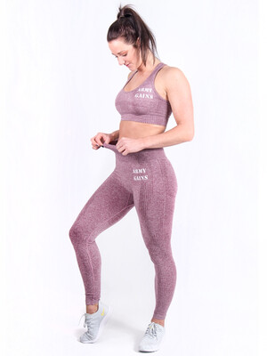SEAMLESS LEGGING - Berry