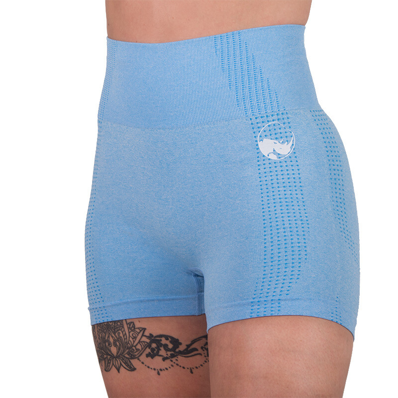 SEAMLESS SHORTS - Baby Blue