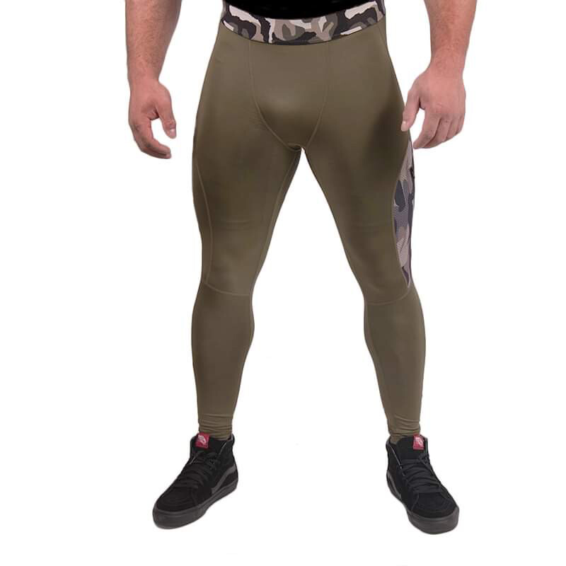 ENDURANCE RUNNING TIGHTS - Trooper Green