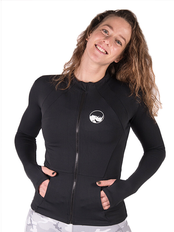 ESSENTIAL RUNNING JACKET TRUE BLACK, Kleur: True Black