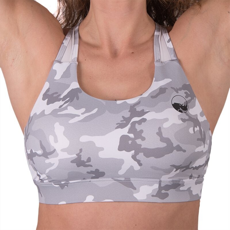 Trooper High Impact Bra - Camo White, Kleur: Camo white, Maat: S