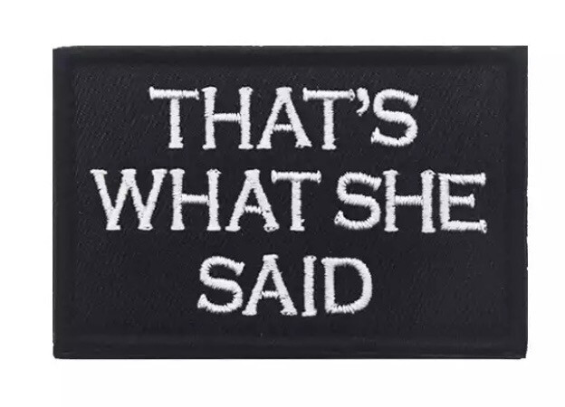 She Said Patch