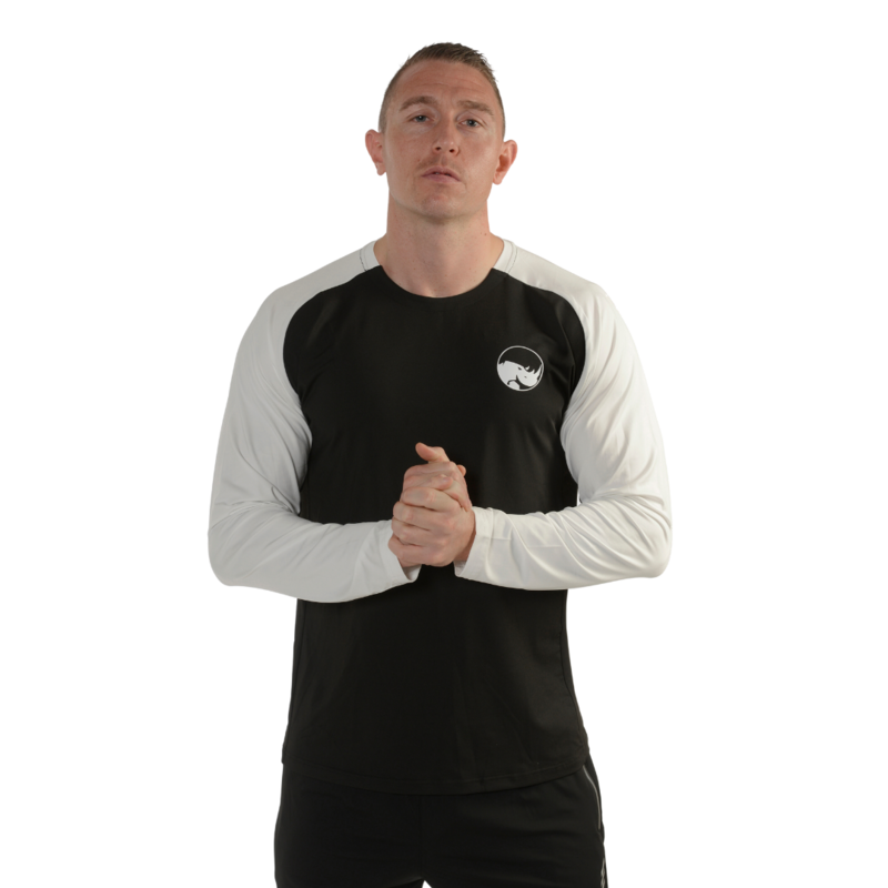 PRO ACTIVE LONG SLEEVE - BLACK/WHITE