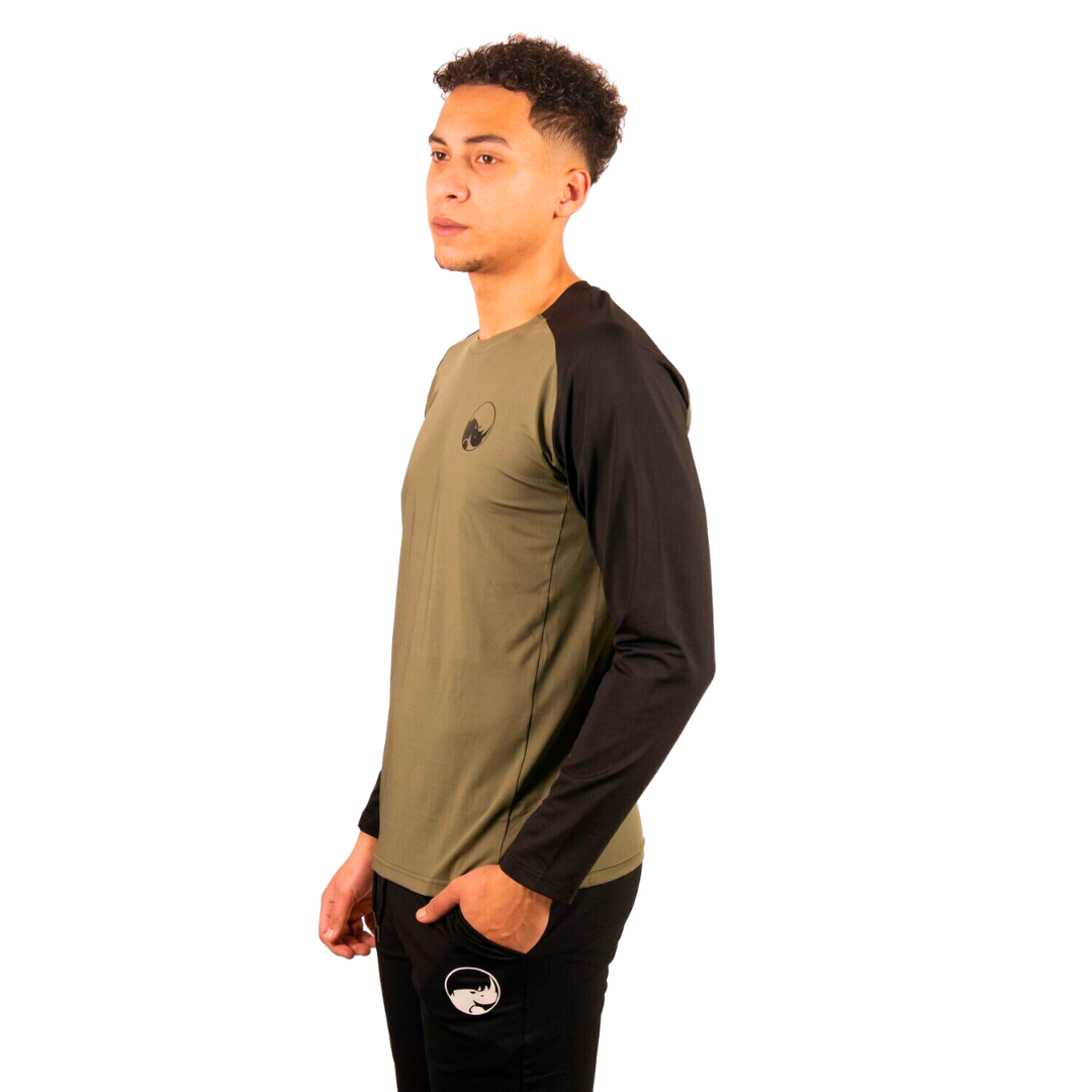 PRO ACTIVE LONG SLEEVE - GREEN/BLACK