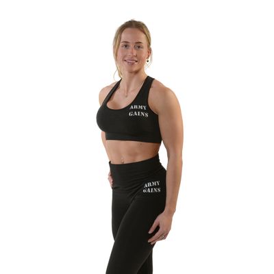 SEAMLESS BRA - Black