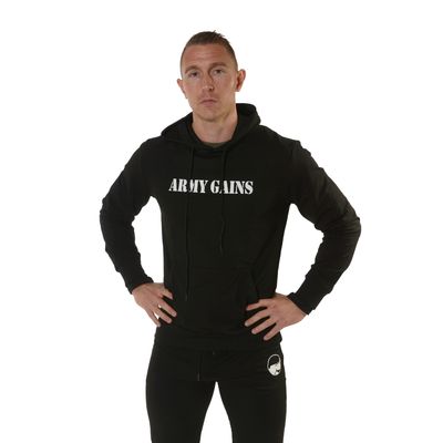 TRACKSUIT PULLOVER HOODIE - True Black