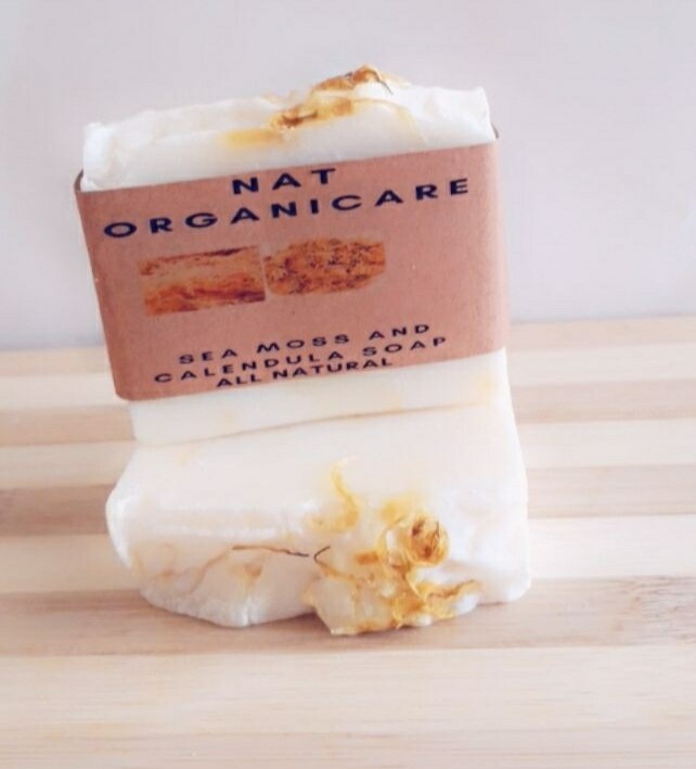 Sea Moss &amp; Calendula Soap
