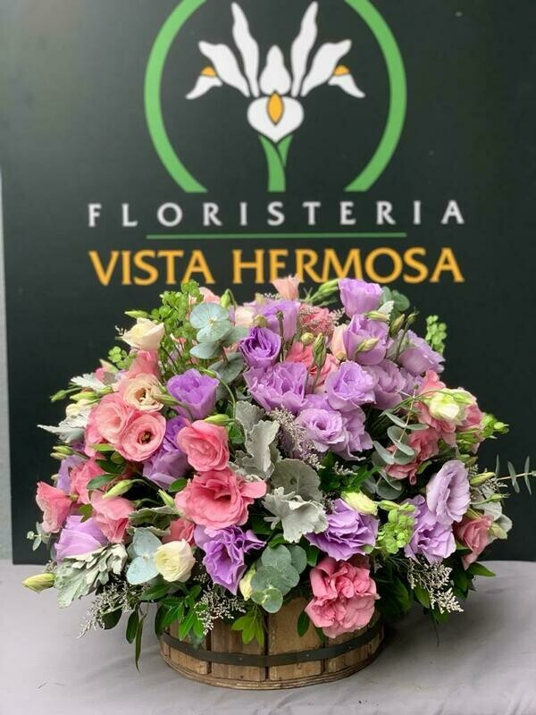 BARRIL DE LISIANTHUS