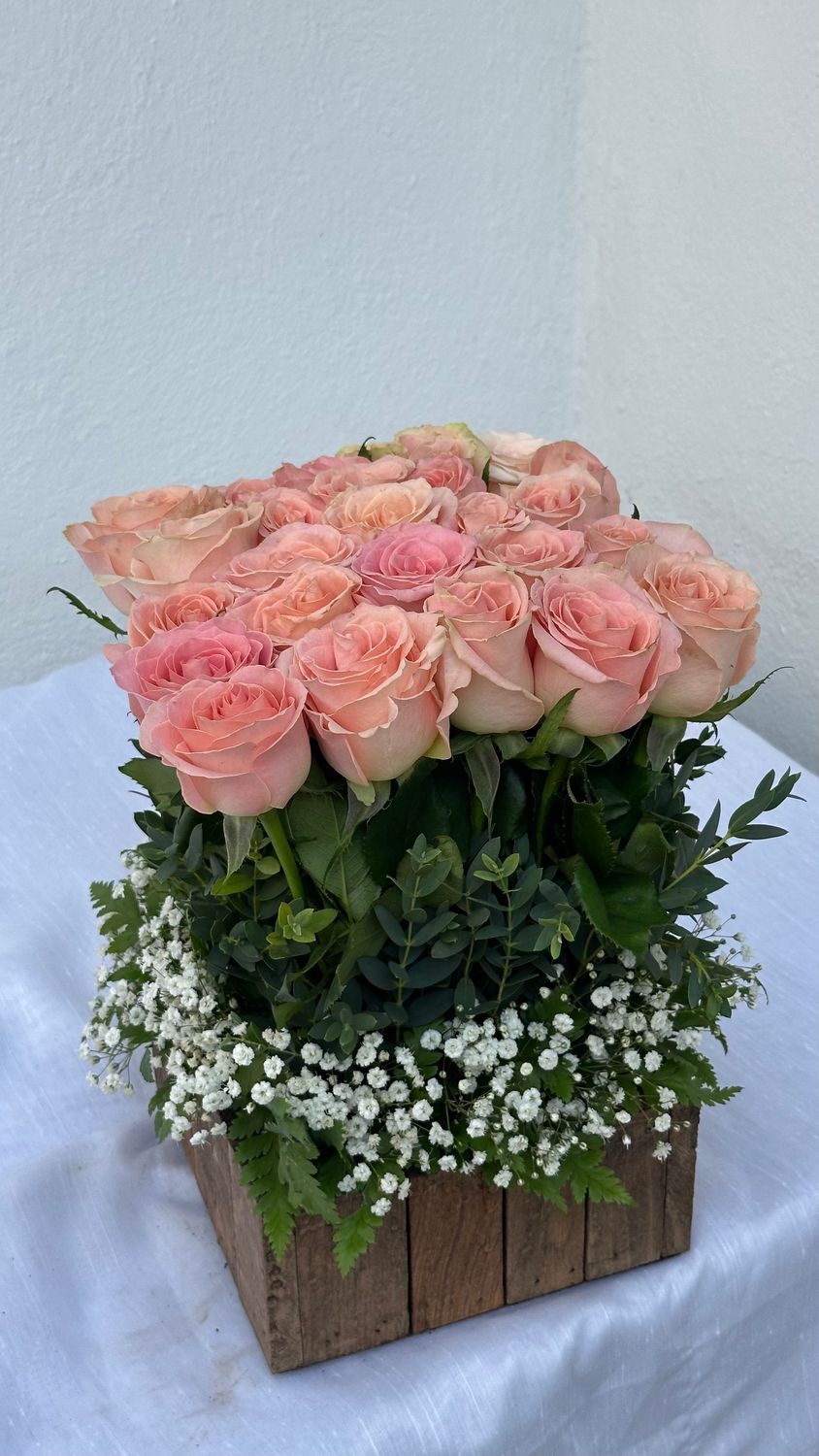 Rosas en bloque