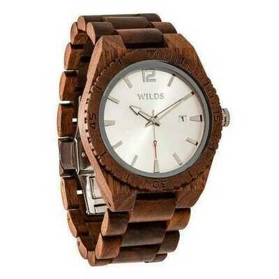 Men Custom Engrave Walnut Wooden Watch - Personalize Your Watch