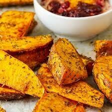 Roasted sweet potato