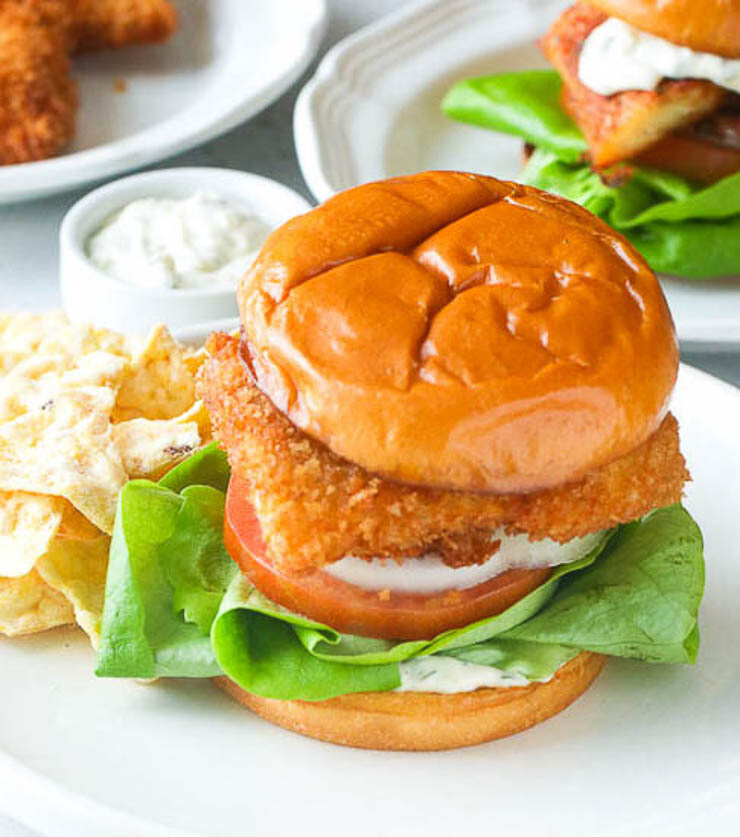 Crispy Fish Burger