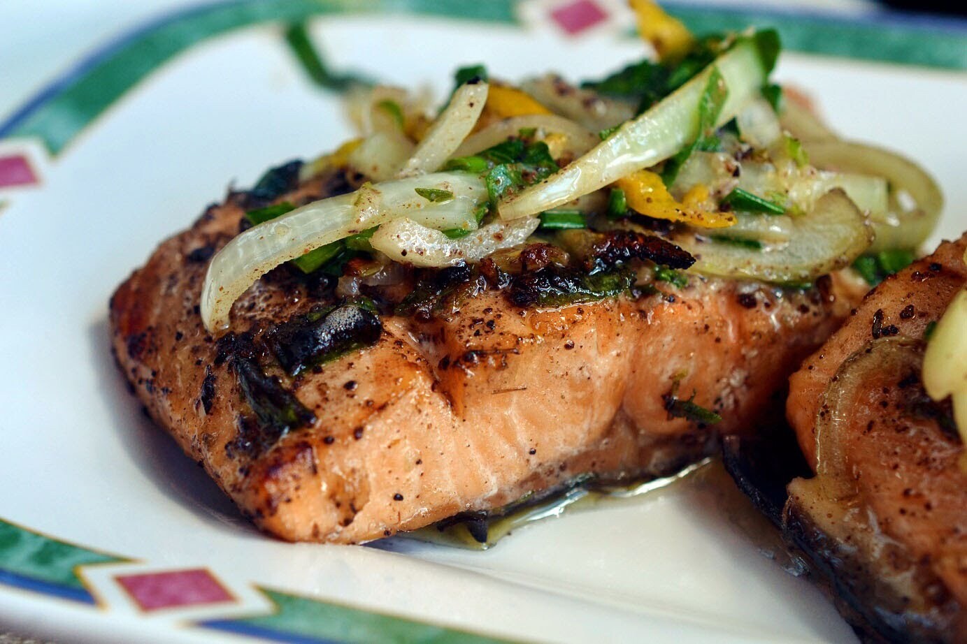 Sweet &amp; Spicy Jerk Salmon