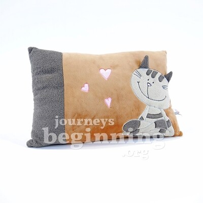 Kitty the Cute Cat Throw Pillow