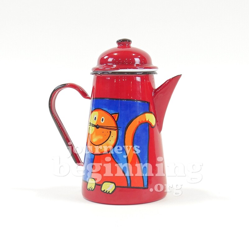 Enamel Coffee Pot