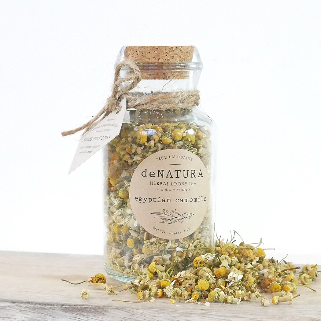 Egyptian Camomile - Herbal Tisane - Glass Jar
