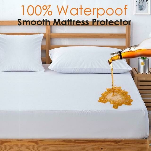 Fitted Style Waterproof Mattress Cover For King Size Bed