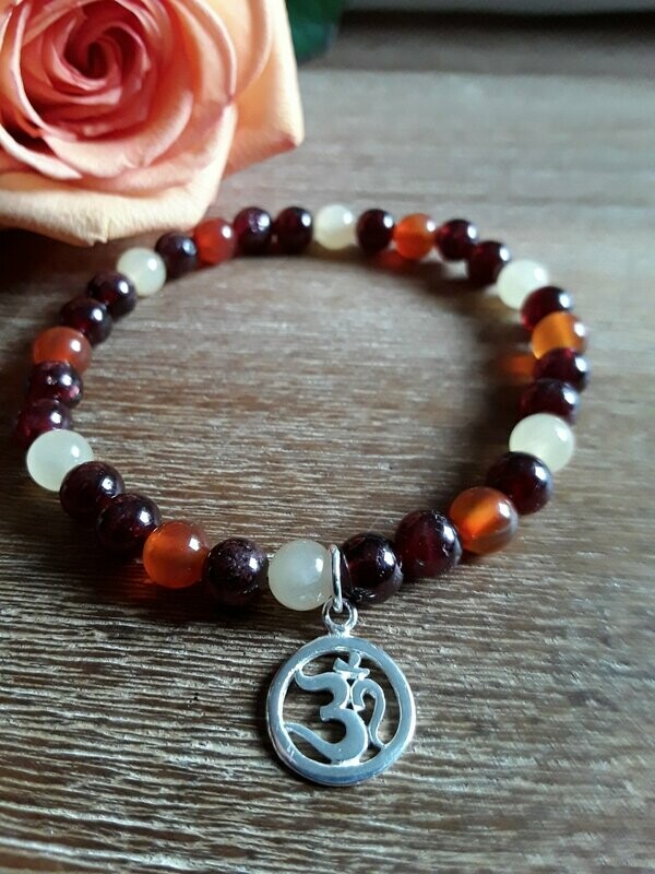 Armband Armband "Dakini" Schwerpunkt Wurzelchakra