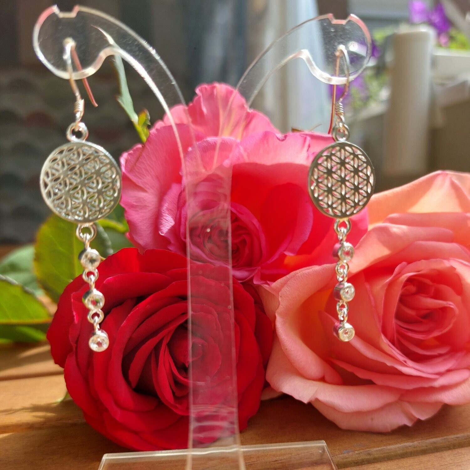 Ohrringe "Blume des Lebens"