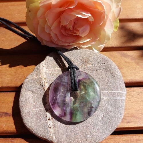 "harmonisch" Fluorit Donut ca 40mm