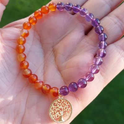 Chakra-Armband Balance Gefühle und Gedanken - Hand in Hand