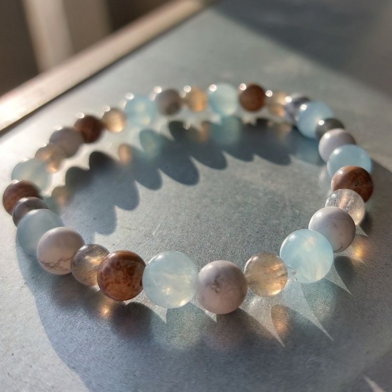 Armband "Wassermann" Geburts- und Ausgleichsteine
