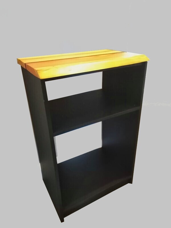 Modern Live Edge Side Table